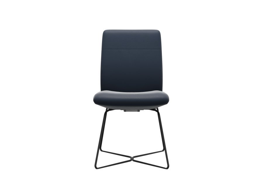 Stressless Chili Spisebord stol med Lav Ryg u/arm Str L D301 Oxford Blue