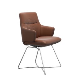 Stressless Mint Spisebord stol med Lav Ryg M/arm 301 New Cognac