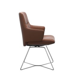 Stressless Mint Spisebord stol med Lav Ryg M/arm 301 New Cognac