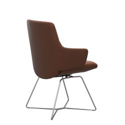 Stressless Mint Spisebord stol med Lav Ryg M/arm 301 New Cognac