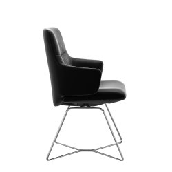 Stressless Mint Spisebord stol med Lav Ryg M/arm 301 Black