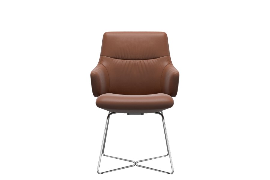 Stressless Mint Spisebord stol med Lav Ryg M/arm 301 New Cognac