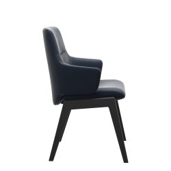 Stressless Mint Spisebord stol med Lav Ryg m/arm D101 Oxford Blue