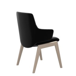 Stressless Mint Spisebord stol med Lav Ryg m/arm D101 Black