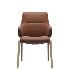 Stressless Mint Spisebord stol med Lav Ryg m/arm D101 New Cognac