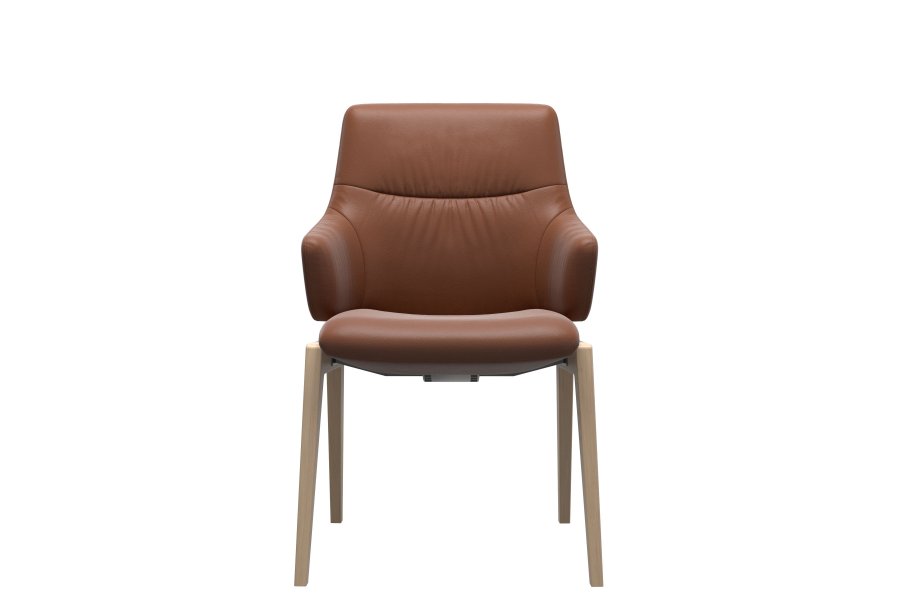 Stressless Mint Spisebord stol med Lav Ryg m/arm D101 New Cognac