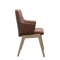 Stressless Mint Spisebord stol med Lav Ryg m/arm D101 New Cognac