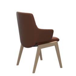 Stressless Mint Spisebord stol med Lav Ryg m/arm D101 New Cognac