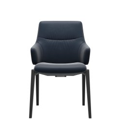 Stressless Mint Spisebord stol med Lav Ryg m/arm D101 Oxford Blue