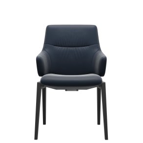 Stressless Mint Spisebord stol med Lav Ryg m/arm D101 Oxford Blue