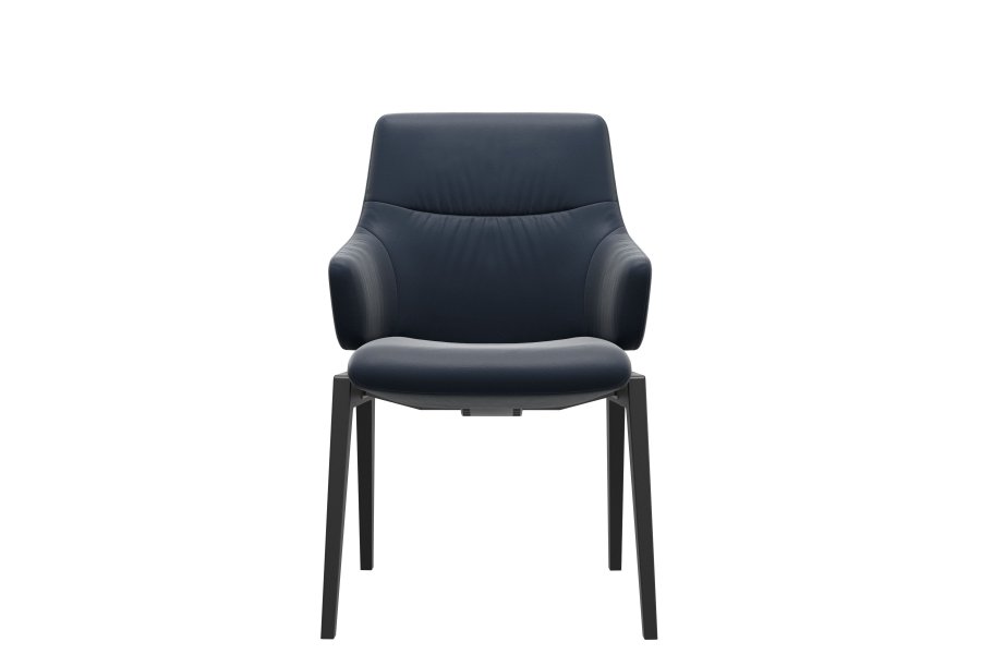 Stressless Mint Spisebord stol med Lav Ryg m/arm D101 Oxford Blue