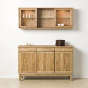 503 Kommode und 513 Hngevitrine mit 3 Fchern | Vannerup