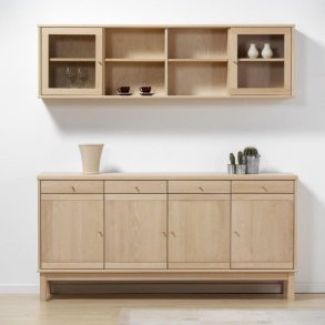 504 Kommode und 514 Hngevitrine mit 4 Fchern | Vannerup