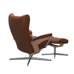 Stressless Wing - Cross stel | Paloma New cognac