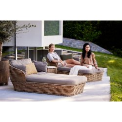 Basket daybed, inkl. Polster-Set