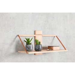 Wandregal mit Lederhalterungen | Andersen Furniture