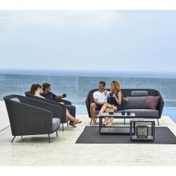 Mega 2-pers. sofa, inkl. hyndest