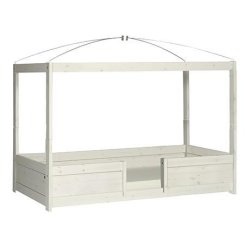 Seng med himmel (4-i-1 seng)