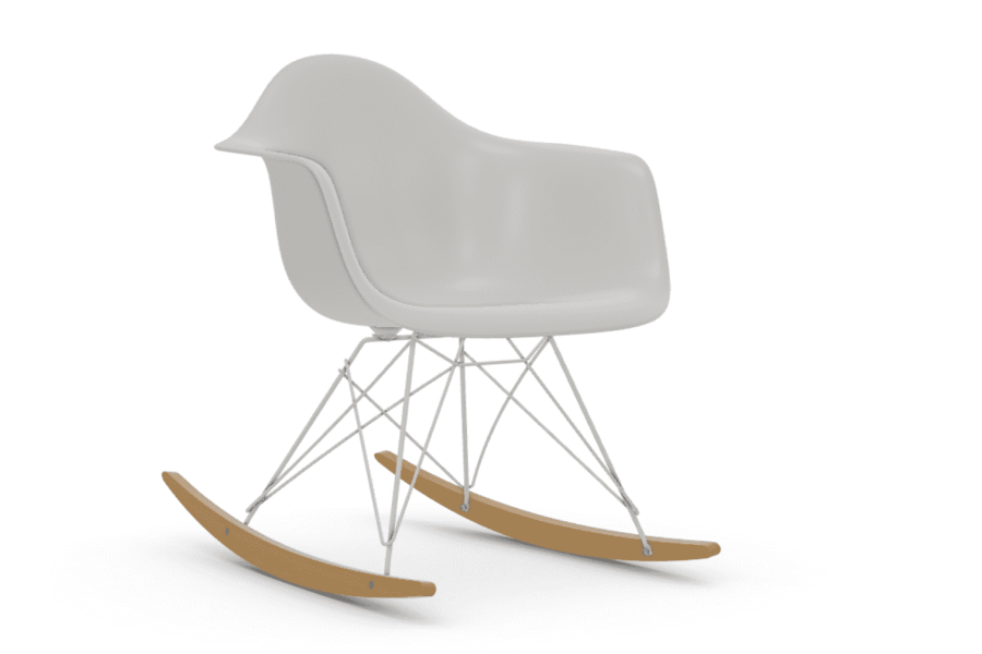 Eames RAR Schaukelstuhl - weie Basis White