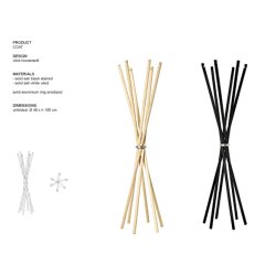 Mikado coat hanger - Design af Ulrik Nordentoft